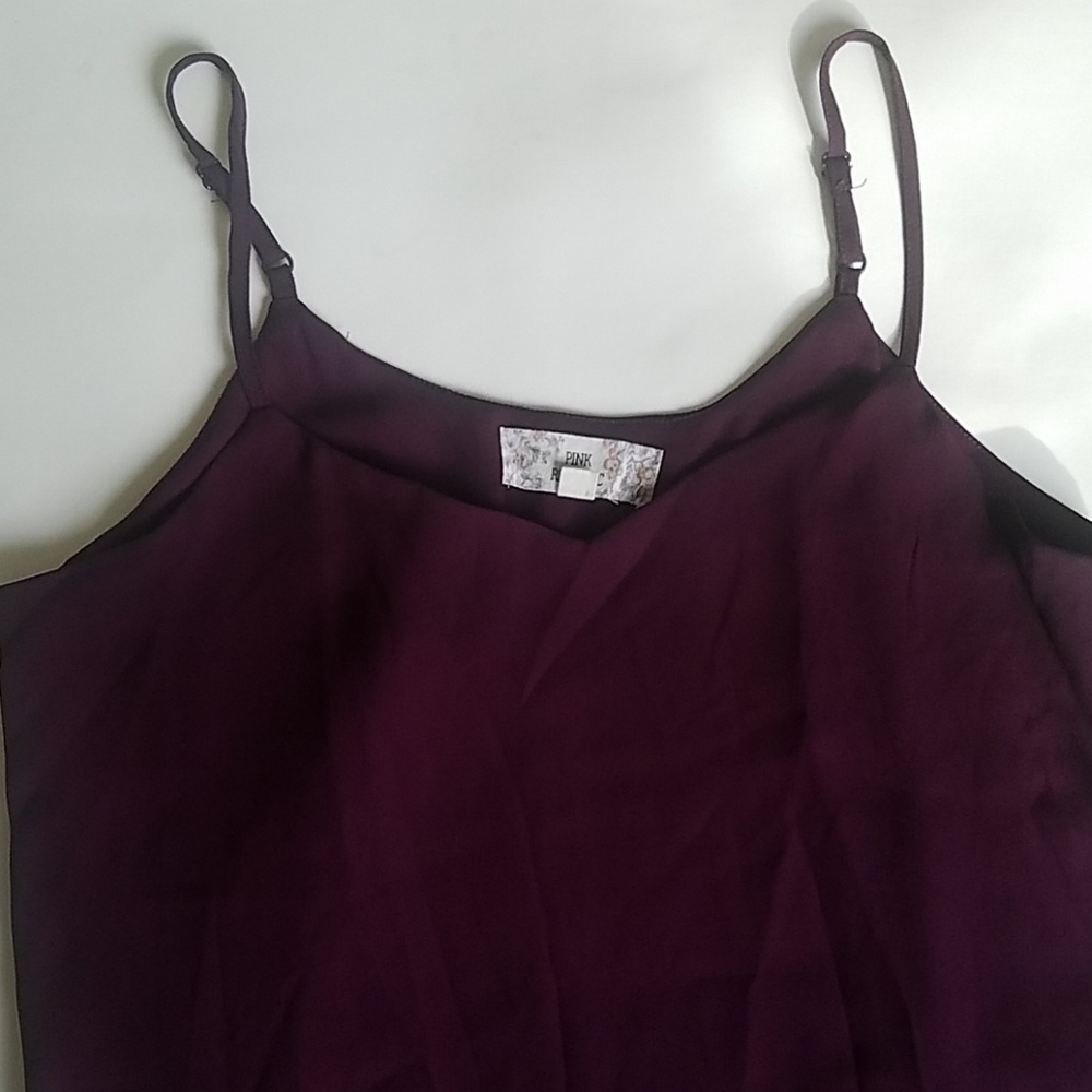 Lined maroon top